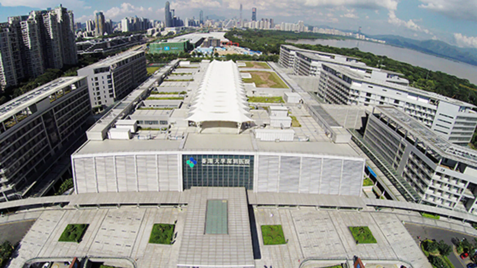 香港大学深圳医院院区展示图